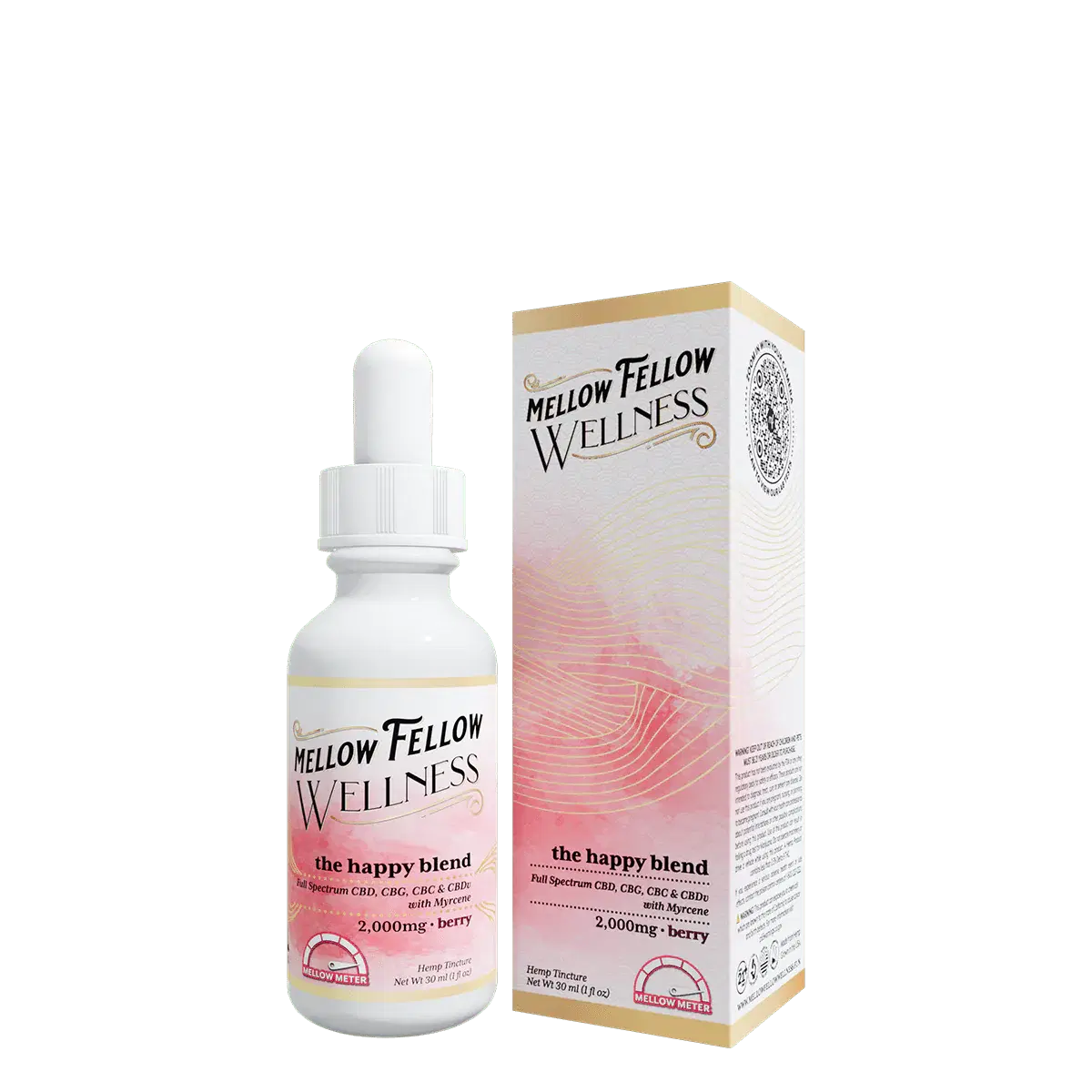 MELLOW FELLOW WELLNESS TINCTURE 2000MG