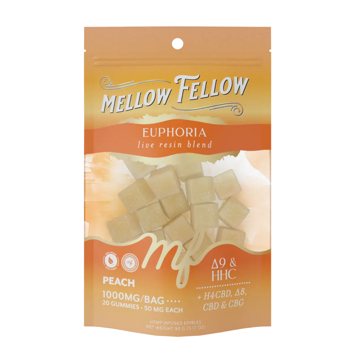 MELLOW FELLOW LIVE RESIN M-FUSION 1000MG 20/CT BAG GUMMY