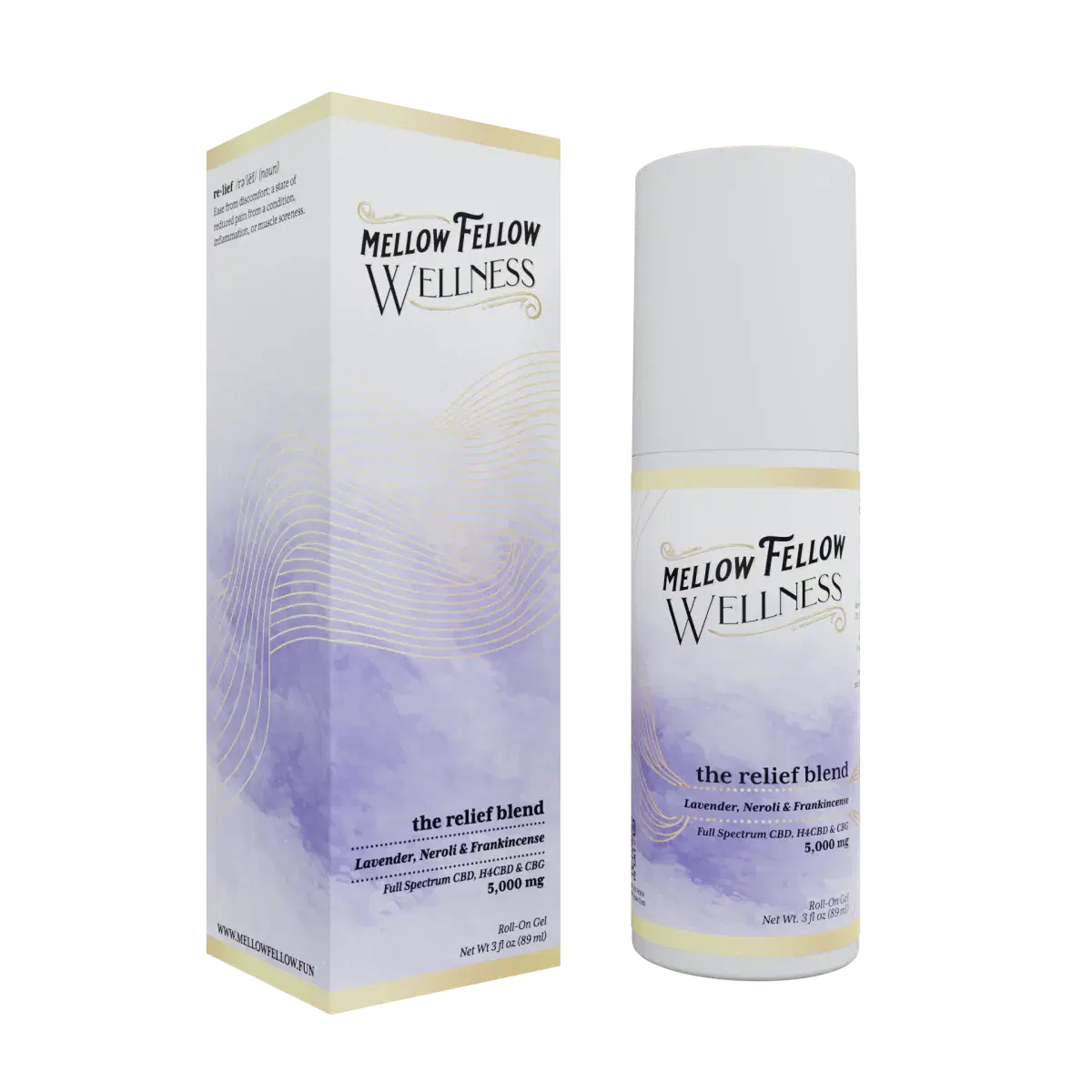 MELLOW FELLOW WELLNESS ROLL-ON 5000MG RELEIF BLEND