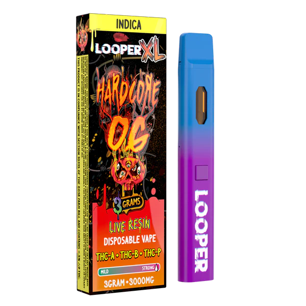 LOOPER XL(THCA/THCP) LIVE RESIN 3G DISPOSABLE VAPE - Sigma Wholesale TX